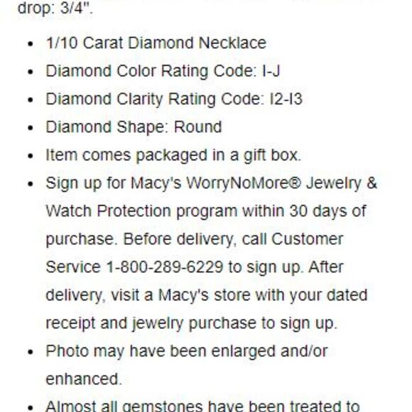 Diamond Circle Pendant Necklace (1/10 ct. t.w.) in Sterling Silver, NIB - Picture 5 of 7